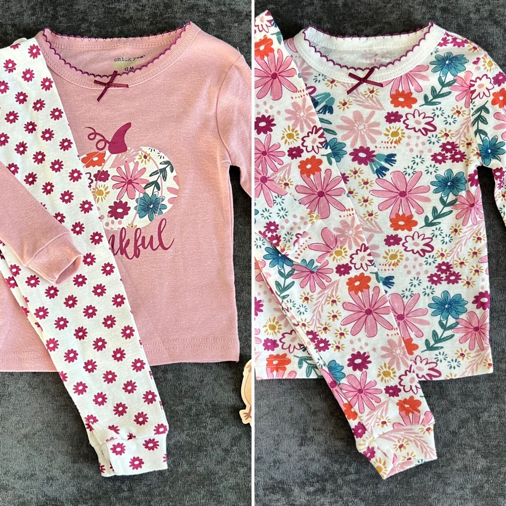 Pea Mix And Match Pajamas- 4 Piece Set
